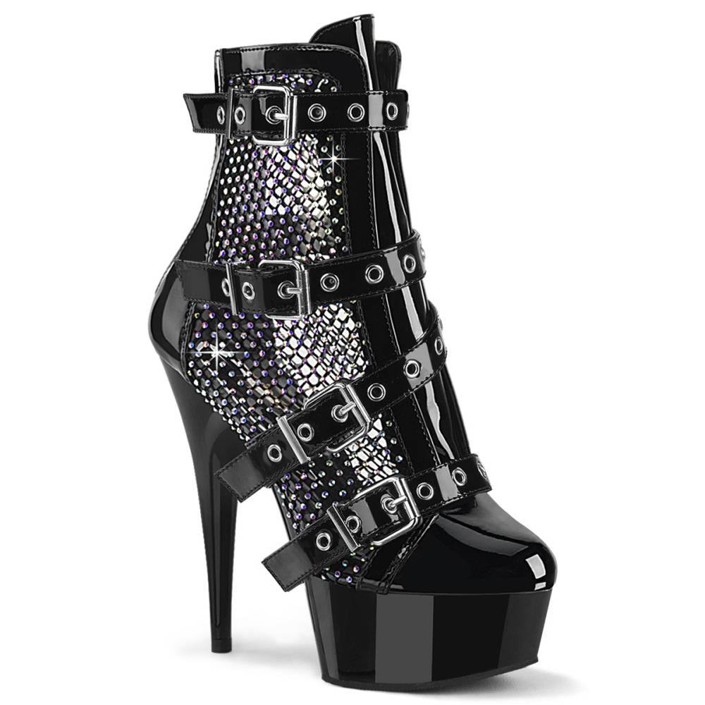 Pleaser - DELIGHT1013RM Bottes de plateforme, Pole dance chaussures - Noir Product image
